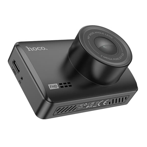Filmkamera för bil, 1080p, 30 ips - Hoco (DV2) - Svart
