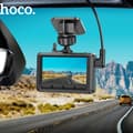 Miniatyrbild 6 av 6: Filmkamera för bil, 1080p, 30 ips - Hoco (DV2) - Svart