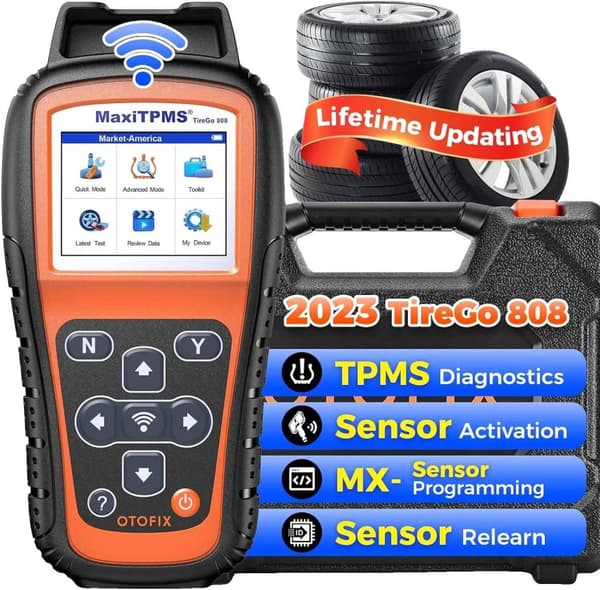 TPMS Programmeringsværktøj, OTOFIX TireGo 808, Aktiver Alle Sensorer Program, TPMS-værktøj