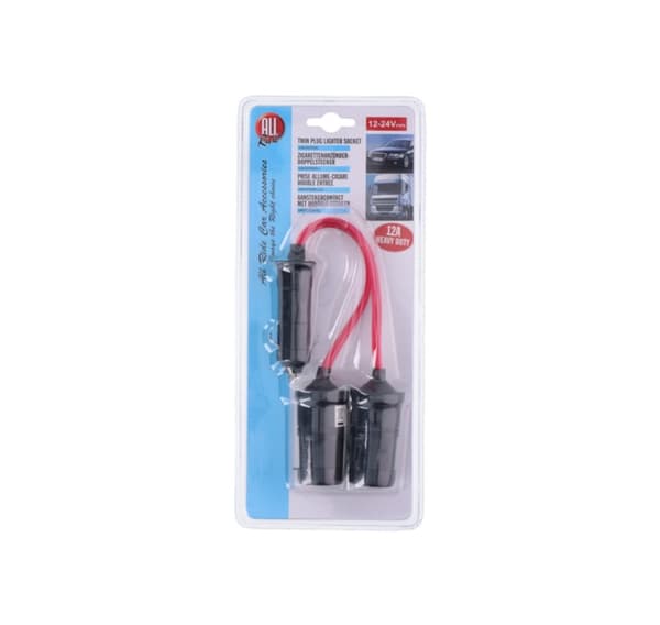 Gaffel dobbelt 12/24V