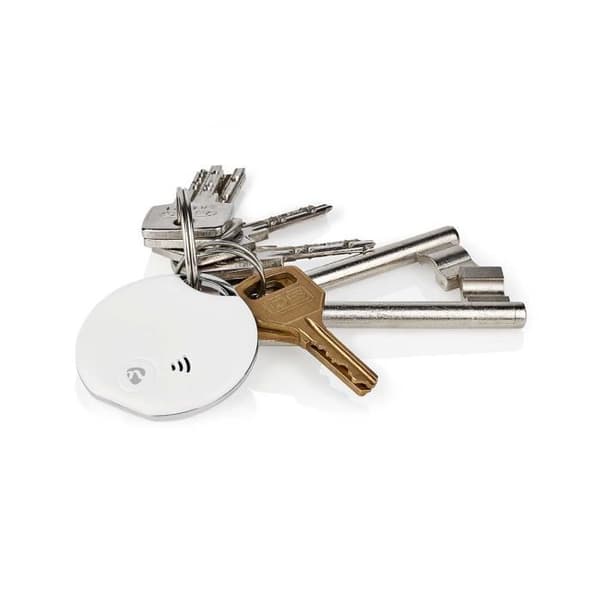 Nyckelspårare - NEDIS - BTKF10WT - Bluetooth 4.0 - Batteritid 1 år - Vit