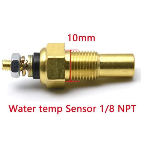 oljevattentemperatursensor npt 1/8 m10 skoter motorcykel fyrhjuling buggy atv universell anpassningsbar ...