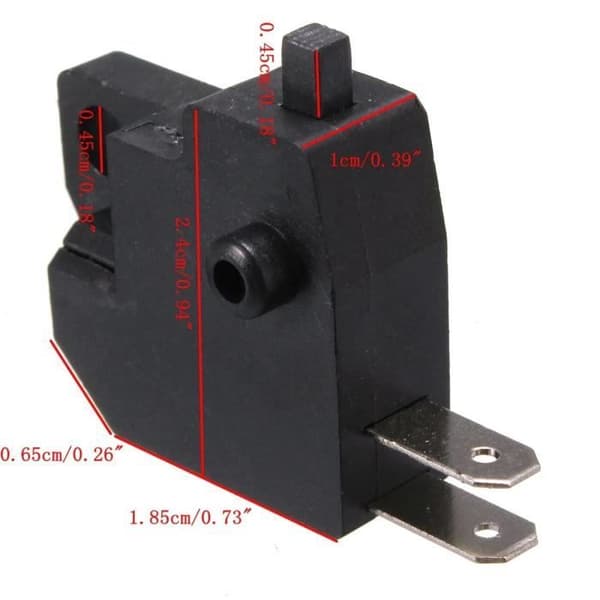 2 x sensor sensor främre bakbroms koppling vänster + höger stoppljus kontaktor start motorcykel skoter quad atv ...