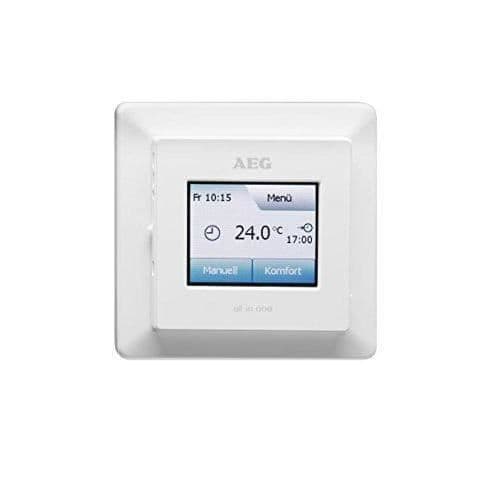 AEG Haustechnik AEG domotique Temperaturrregulator för golvvärme FRTD 903TC, 1 stycken, vit, - 233919