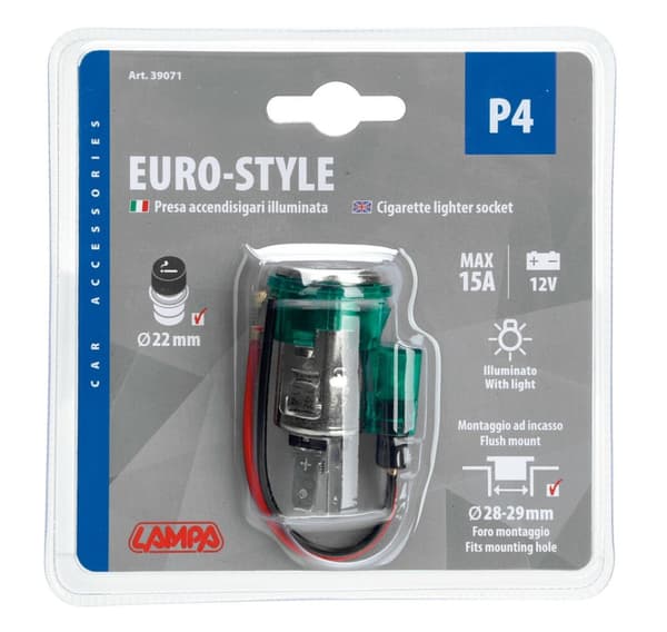 Cigarettænderstik 12V