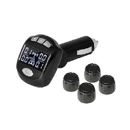 Bärbara TPMS däcktryckssensorer - SPY - 4 externa sensorer