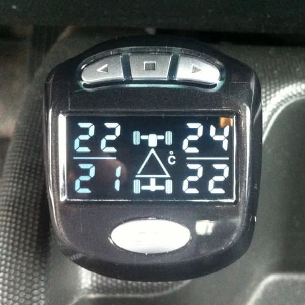 Bärbara TPMS däcktryckssensorer - SPY - 4 externa sensorer