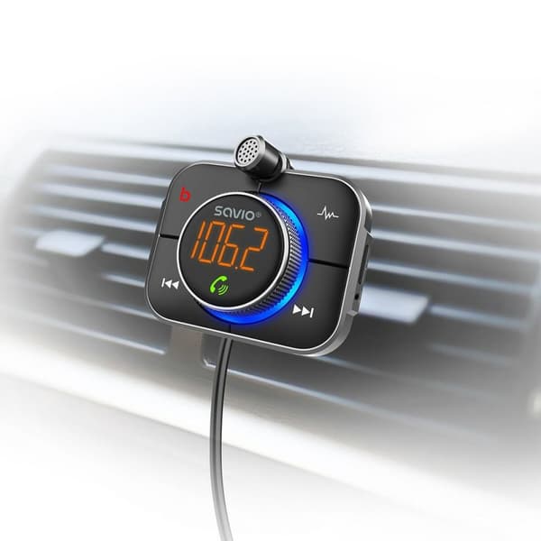 MP3-soitin ja FM-lähetin autoon Savio TR-14