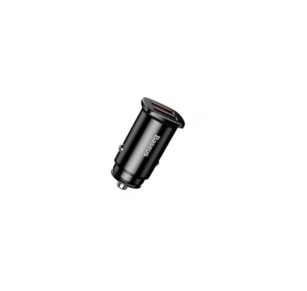 Baseus USB-laturi kahdella paikkalla QC3.0 12/24V musta