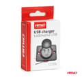 Miniatyrbillede 1 af 5: Oplader 2xUSB-C slot 12/24V rød baggrund