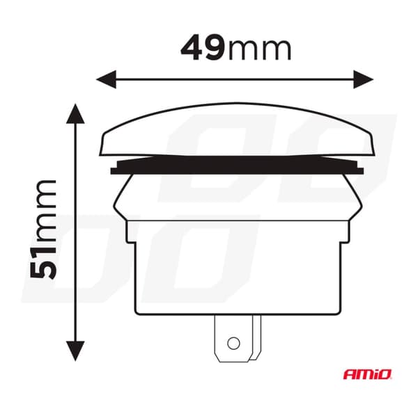 Laturi USB- ja USB-C-liitäntä 12/24V punainen