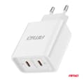Miniatyrbillede 3 af 5: Laddare 2*USB-C 40W 230V snabbladdning
