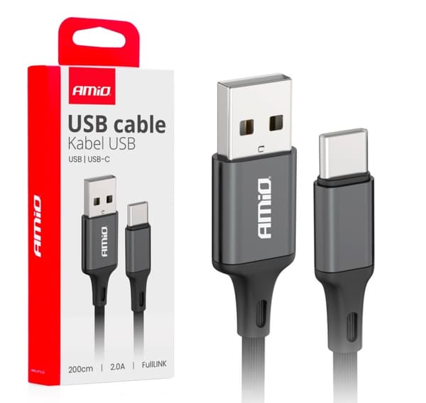 Kabel USB-USB-C 2A 200cm
