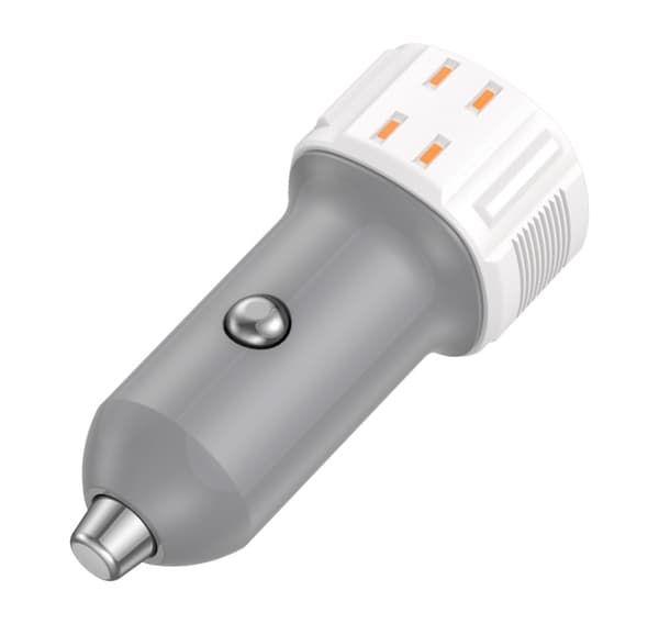 Lader USB-A+USB-C 12/24V 38W
