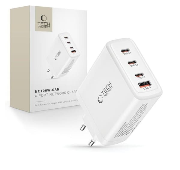 Tech-Protect vægoplader 100W