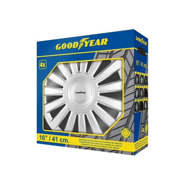 Hjulkapsel Goodyear ESTAMBUL Sølv 16"
