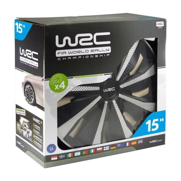 WRC Box 4 hubcaps 15 'kolstil