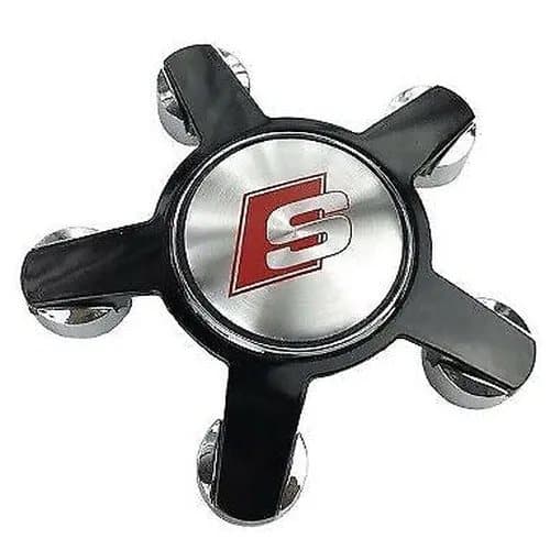 4x AUDI ALLOY WHEEL CENTER STAR CAPS BADGES 4F0601165N A3 A4 A5 A6 A7