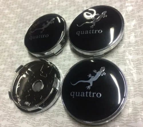 4x Audi  Alloy Wheel Hub Centre Cap Set Center Caps Quattro 60mm