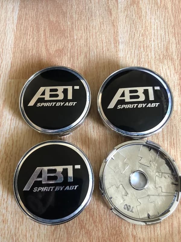 ABT Wheel Center Caps Hub Badges Emblem 60mm 4PCS