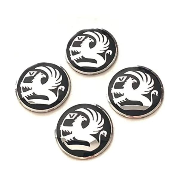 Black Vauxhall Car Wheel Center Caps Hub Cover 60mm 4 PCS For Insignia, Corsa, Meriva, Vectra