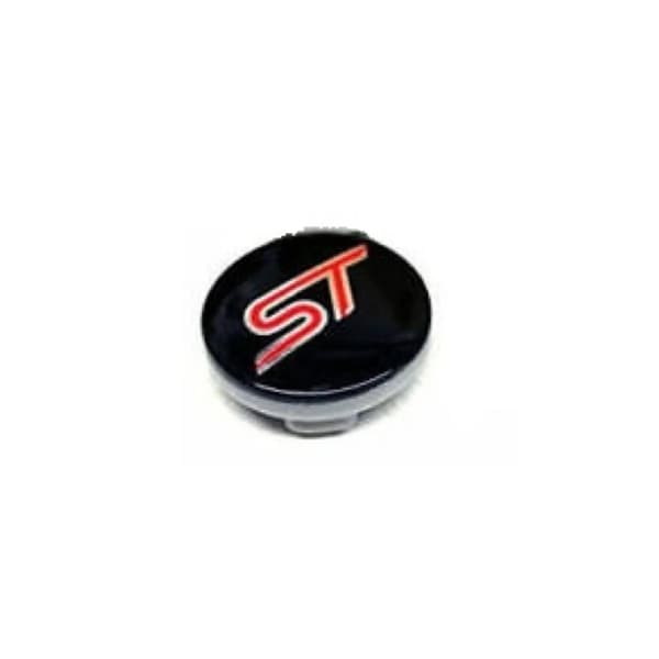 Black/Red/Silver Ford ST Wheel Center Cap Hub Badge 60mm 1 PCS For Fiesta Focus C-Max KA Kuga S-Max Mondeo