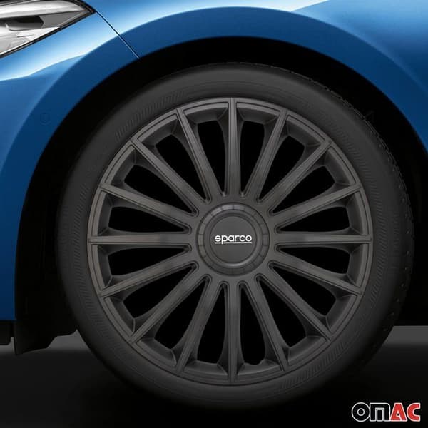 SPARCO Set med 4 Treviso 14 '' Hjullister - Svart