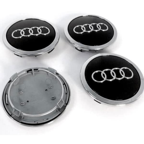 HJULNAV Audi navkåpa svart 69mm MS47 FR