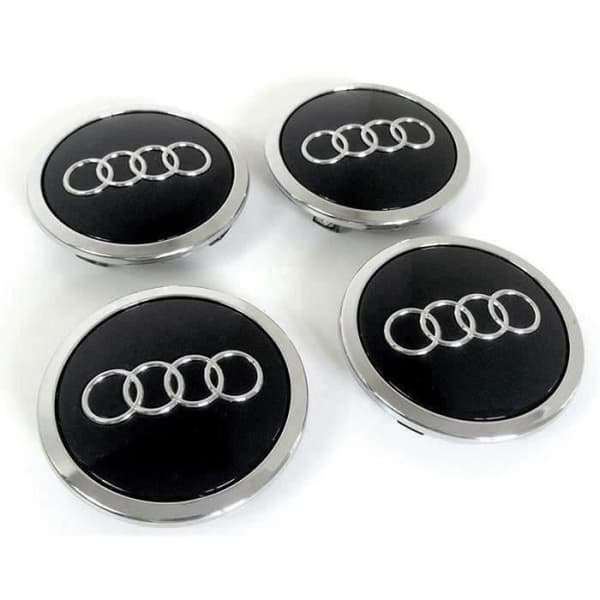 HJULNAV Audi navkåpa svart 69mm MS47 FR