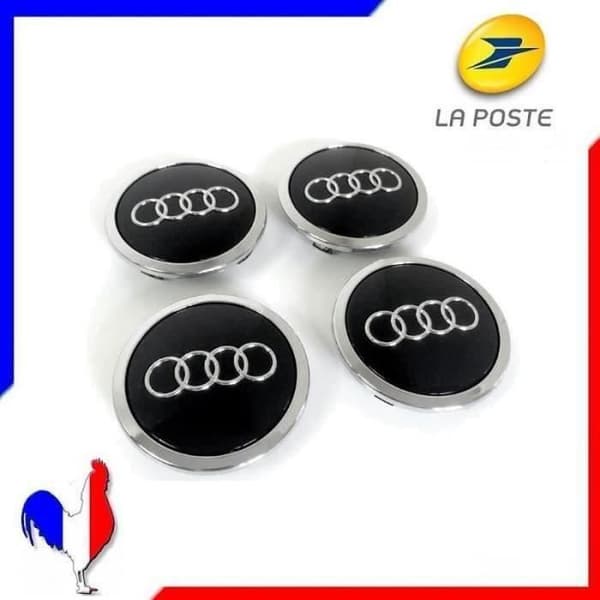 HJULNAV Audi navkåpa svart 69mm MS47 FR