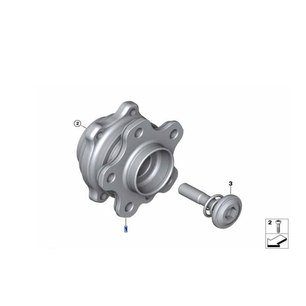 31208095641 8095641 PYÖRÄNNAVAN LAAKERI BMW M3 G80 G81 M4 G82 G83 M2 G87 XDRIVE