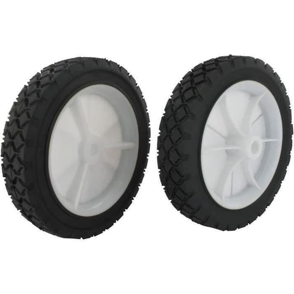Universalhjul med intryckt nav av plast - ytterdiameter 152 mm