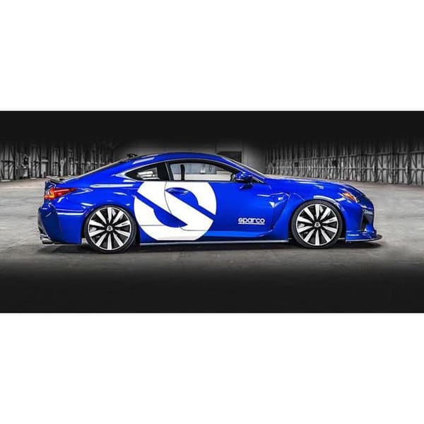 Navkapslar - SPARCO - Lazio - 16 tum - Svart och Silver - Set om 4