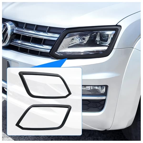 Bil Styling, Forlygte- og Baglygte Dækninger, Volkswagen Amarok, FORLYGTE DÆKSEL