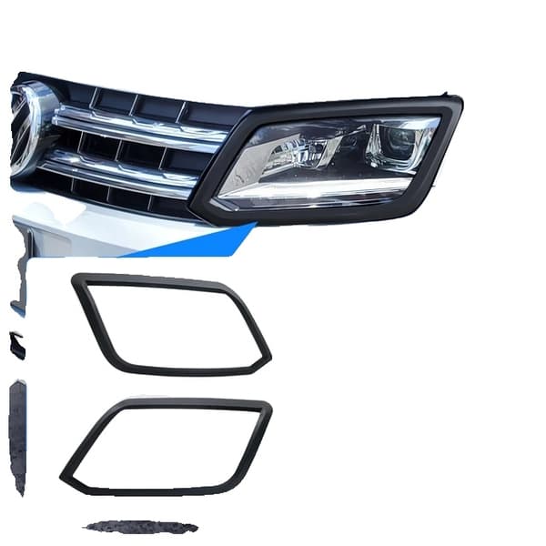 Bil Styling, Forlygte- og Baglygte Dækninger, Volkswagen Amarok, FORLYGTE DÆKSEL