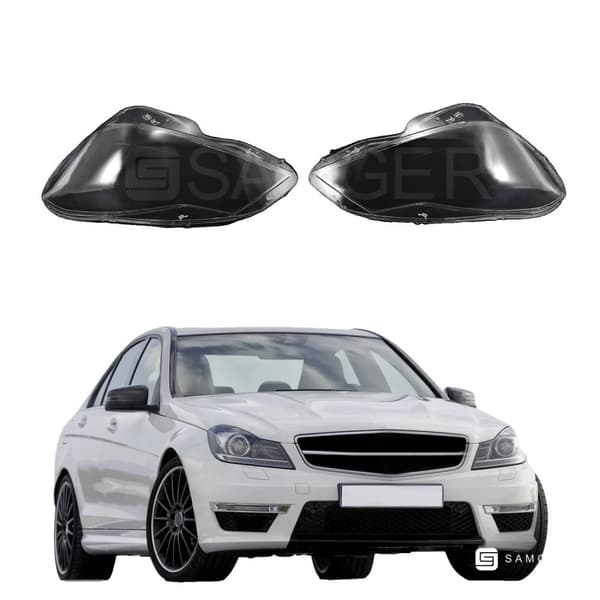 Auton ajovalon linssi, kirkas etulamppu, Mercedes Benz W204 C-sarja