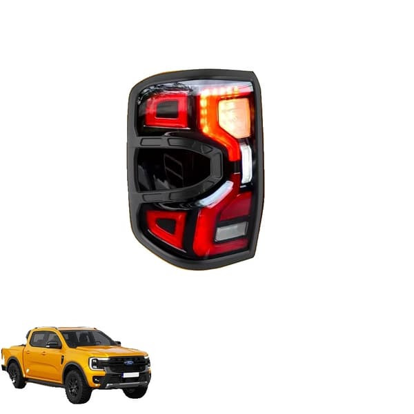 Ford Ranger Wildtrak Bakljus Skydd, Mattsvart, Dekorativa Bakre Lampskydd, xlt xls xl wildtrak sport