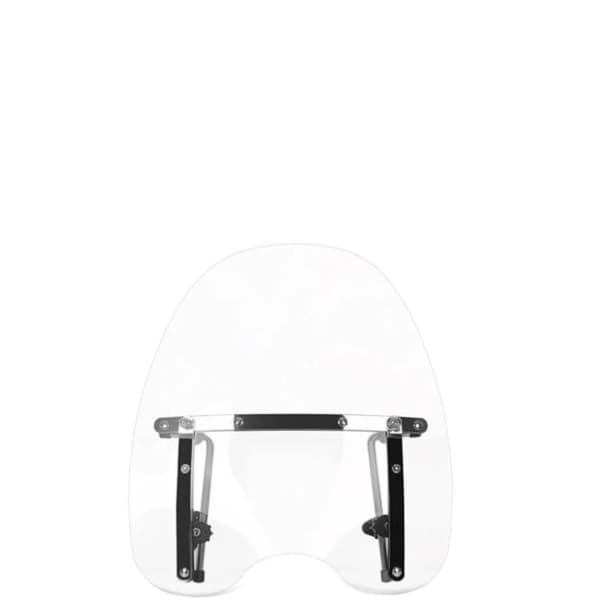 Motorcykelvindue, justerbar pasform til 7/8" og 1" styr, klare og røgfarvede muligheder,Klar Clear