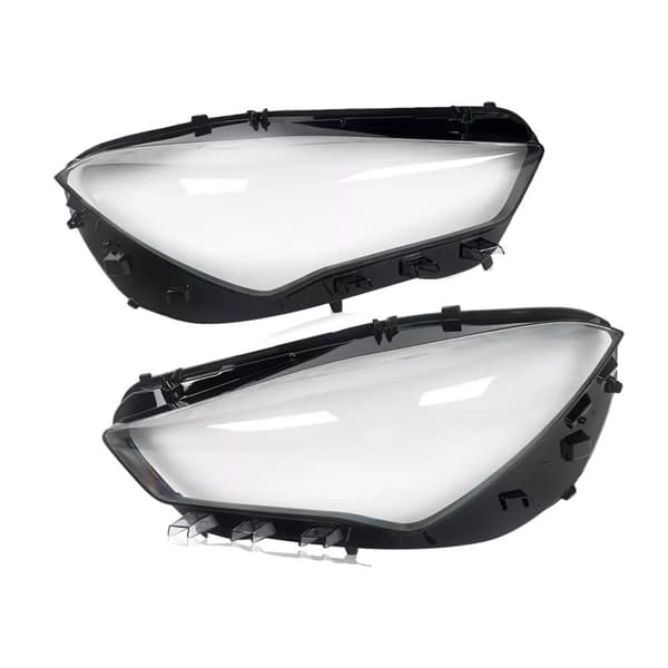 Strålkastarglasöverdrag, Klar / Transparent, Direkt ersättning, ABS-material,par