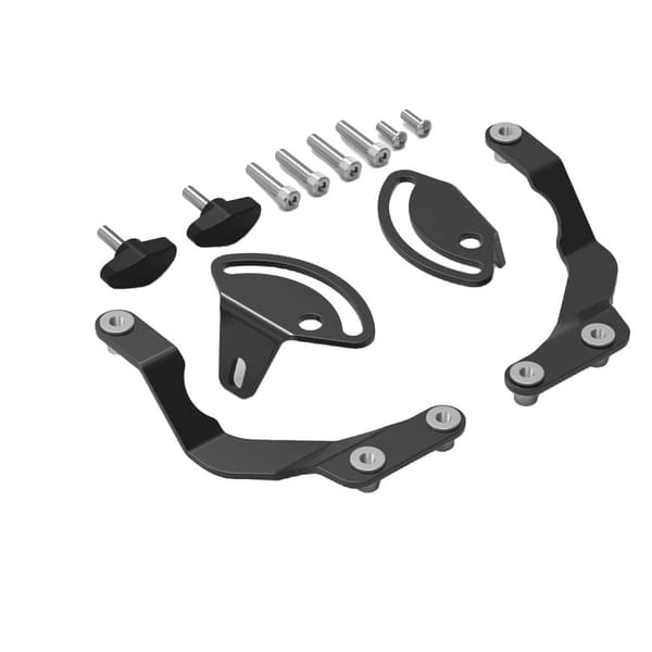 Windscreen Stabilizer Kit, Holdbart Q235 Stål, Vibration Reducering,Sort