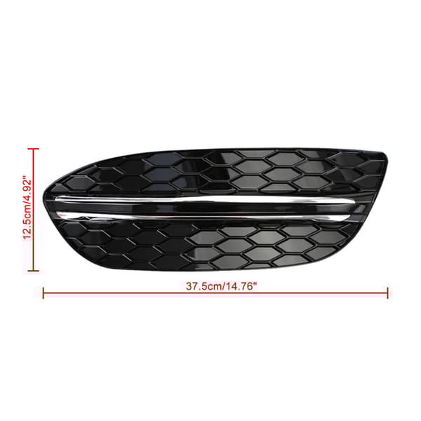 Fog Light Cover, Direkte Erstatning, Højkvalitets ABS Materiale, Kompatibel med MERCEDES BENZ C-KLASSE W205