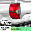 Miniatyrbillede 2 af 2: Ford Ranger Wildtrak Baglygter Cover, Mat Sort, Dekorative Baglygte Hætter, xlt xls xl