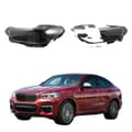 Miniatyrbild 1 av 4: Bilstrålkastartäckningar, UV-belagda, hållbar PC-plast, direkt passform för BMW X3 X4