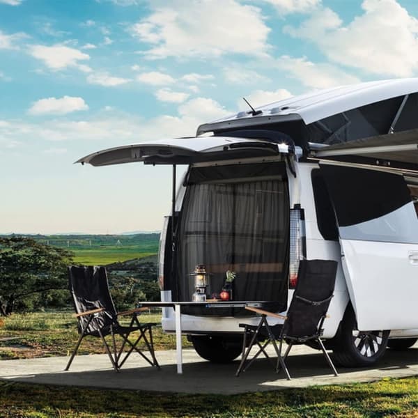 Lollanda magnetisk myggenet til bagagerum til ventilation og beskyttelse mod insekter ved camping, fiskeri og meget mere