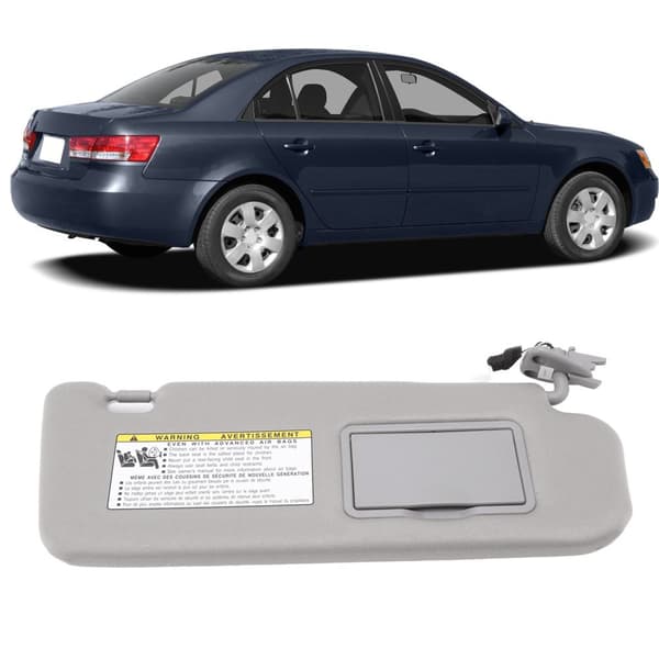 Grå UV-blokerende solskærm Assy 852013K010QD Erstatning for Hyundai Sonata 2006-2008 (højre)