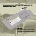Miniatyrbillede 8 af 11: Grå UV-blokerende solskærm Assy 852013K010QD Erstatning for Hyundai Sonata 2006-2008 (højre)