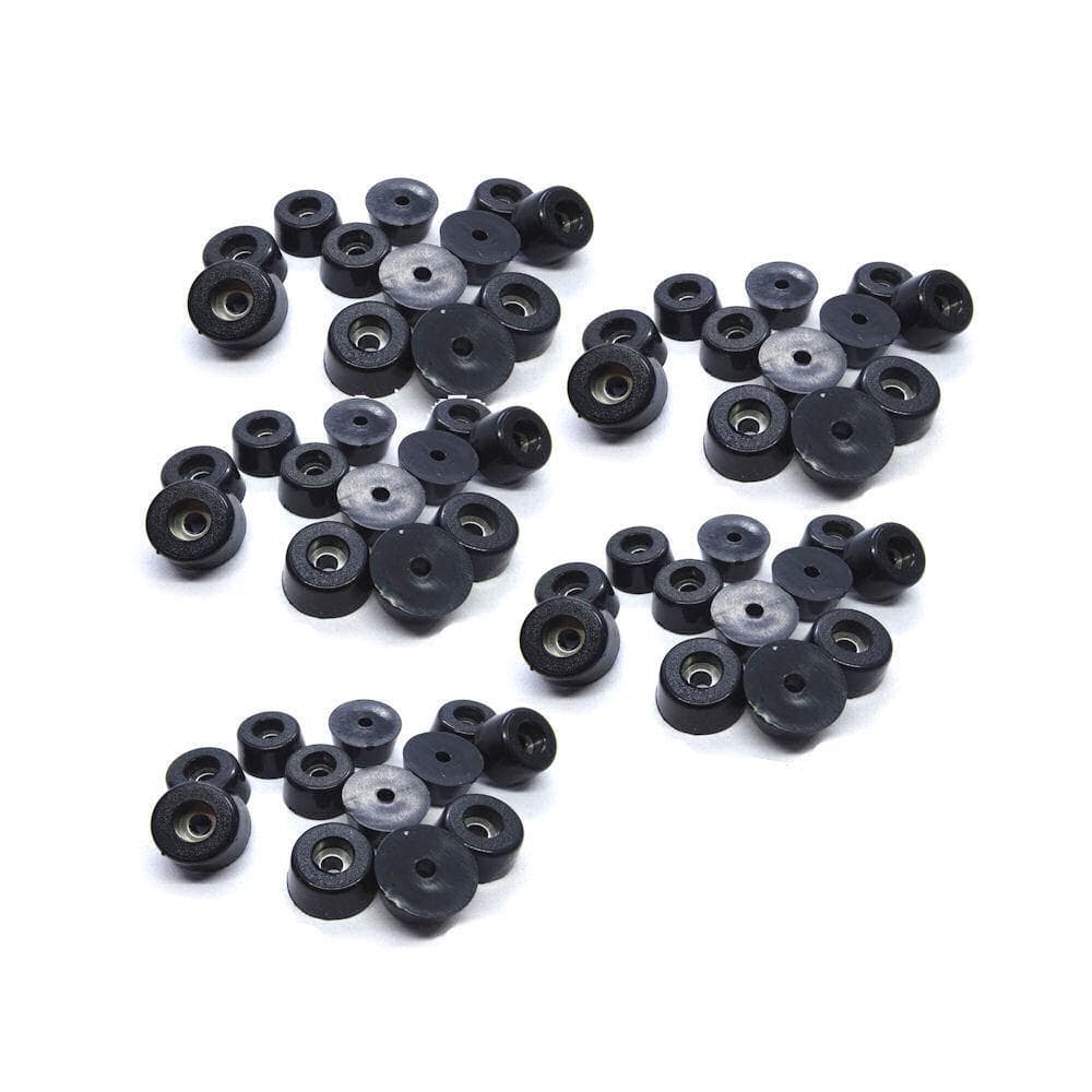 60 st formpressad gummifot 20x18x10 mm, Frakt ingår