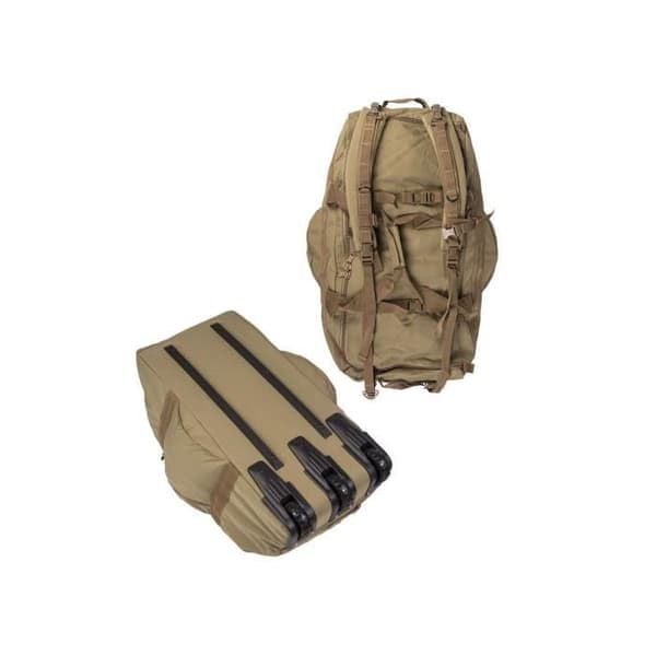 Commandoväska på hjul - Miltec - 118L - Coyote - 78x37x37 cm - 40 kg