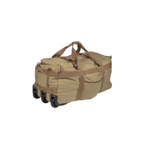 Commandoväska på hjul - Miltec - 118L - Coyote - 78x37x37 cm - 40 kg