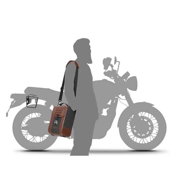 Shad Sivulaukku Sr38 Cafe Racer 10l Ruskea